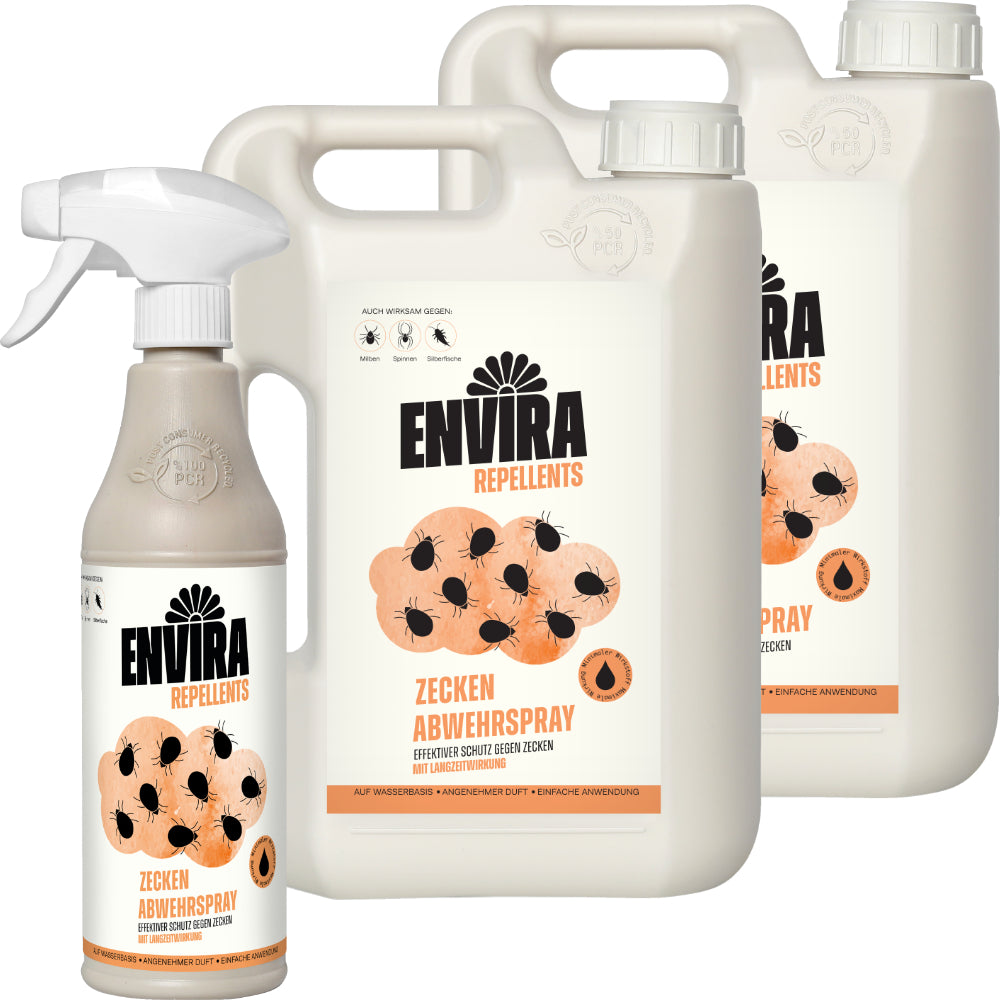 Envira Zeckenspray 500ml + 2 x 2L