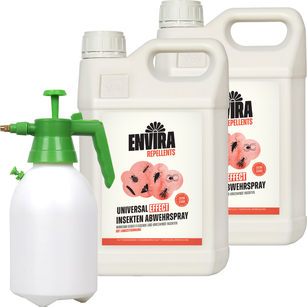 Envira EFFECT - EXTRA Starke Formel - 2 x 5L + 2L Drucksprüher