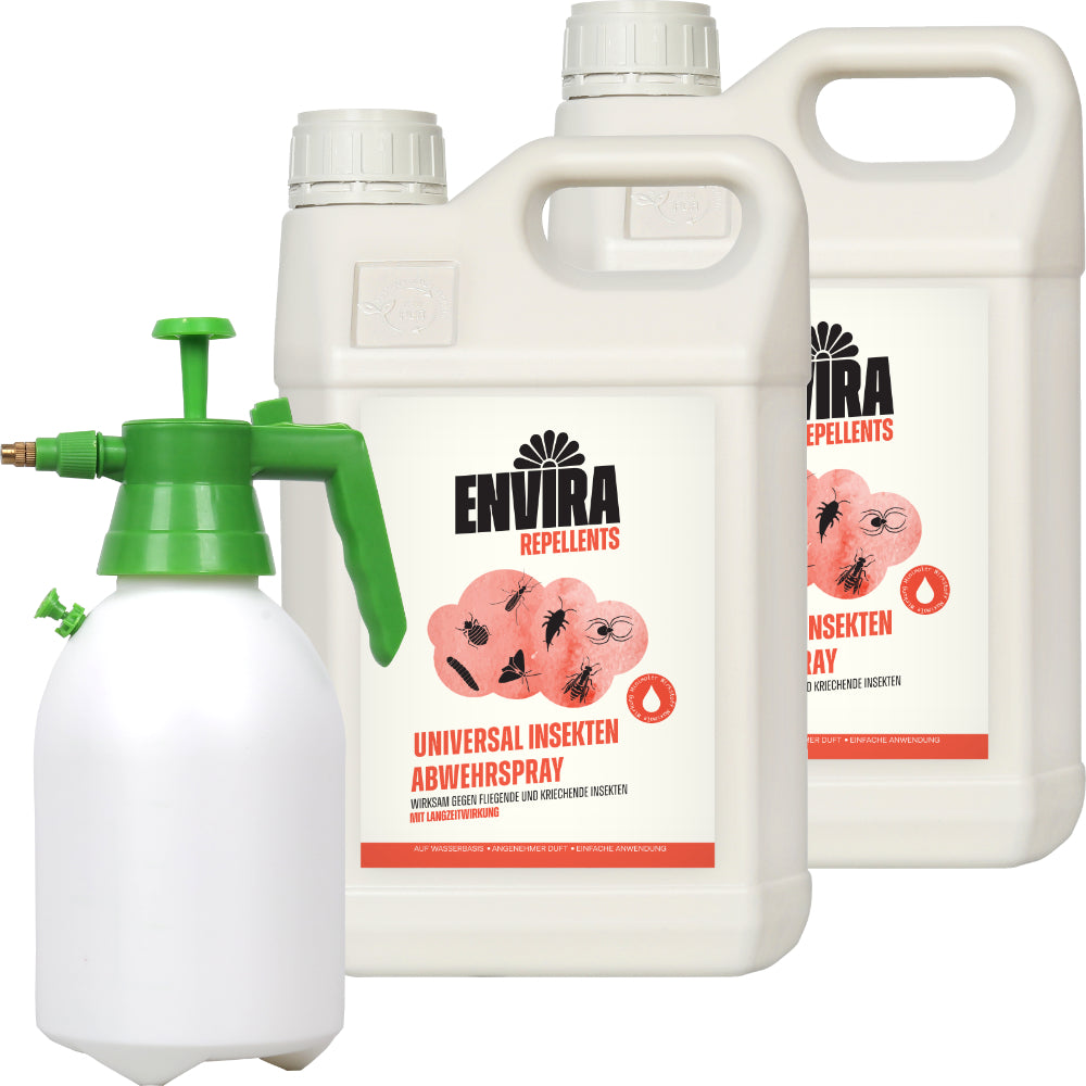 Envira Universal Abwehrspray 2 x 5L + 2L Drucksprüher