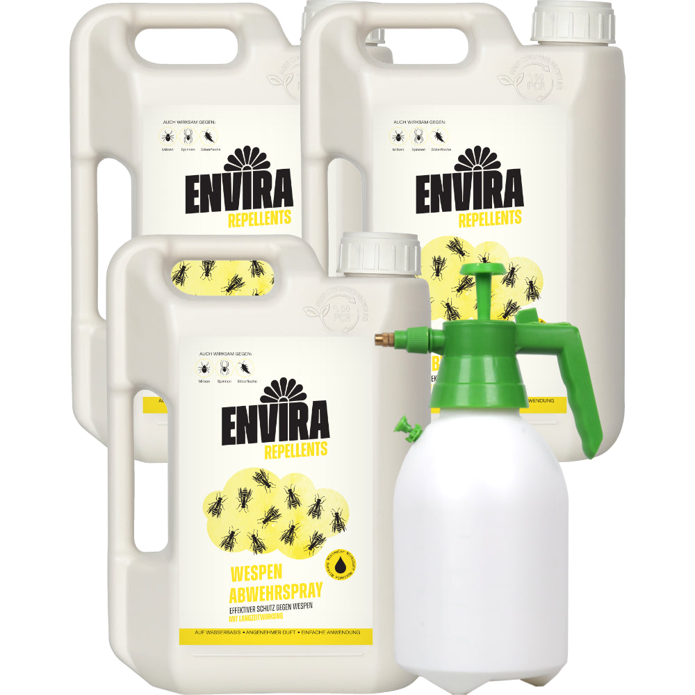 Envira Wespenspray 3 x 2L + 2L Drucksprüher