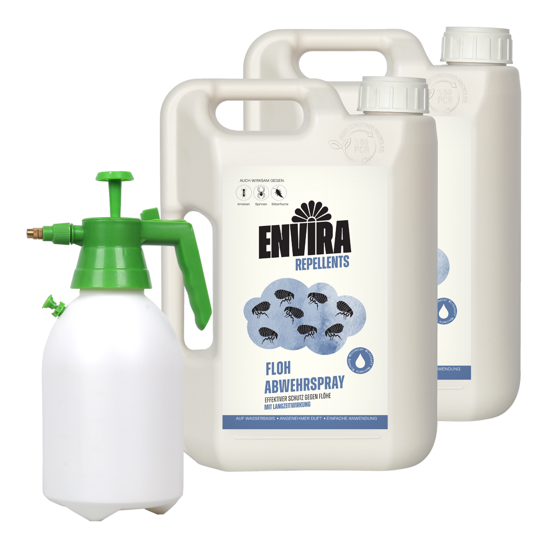 Envira Flohspray 2 x 2L + 2L Drucksprüher