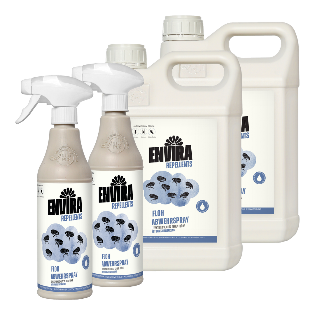 Envira Flohspray 2 x 500ml + 2 x 5L