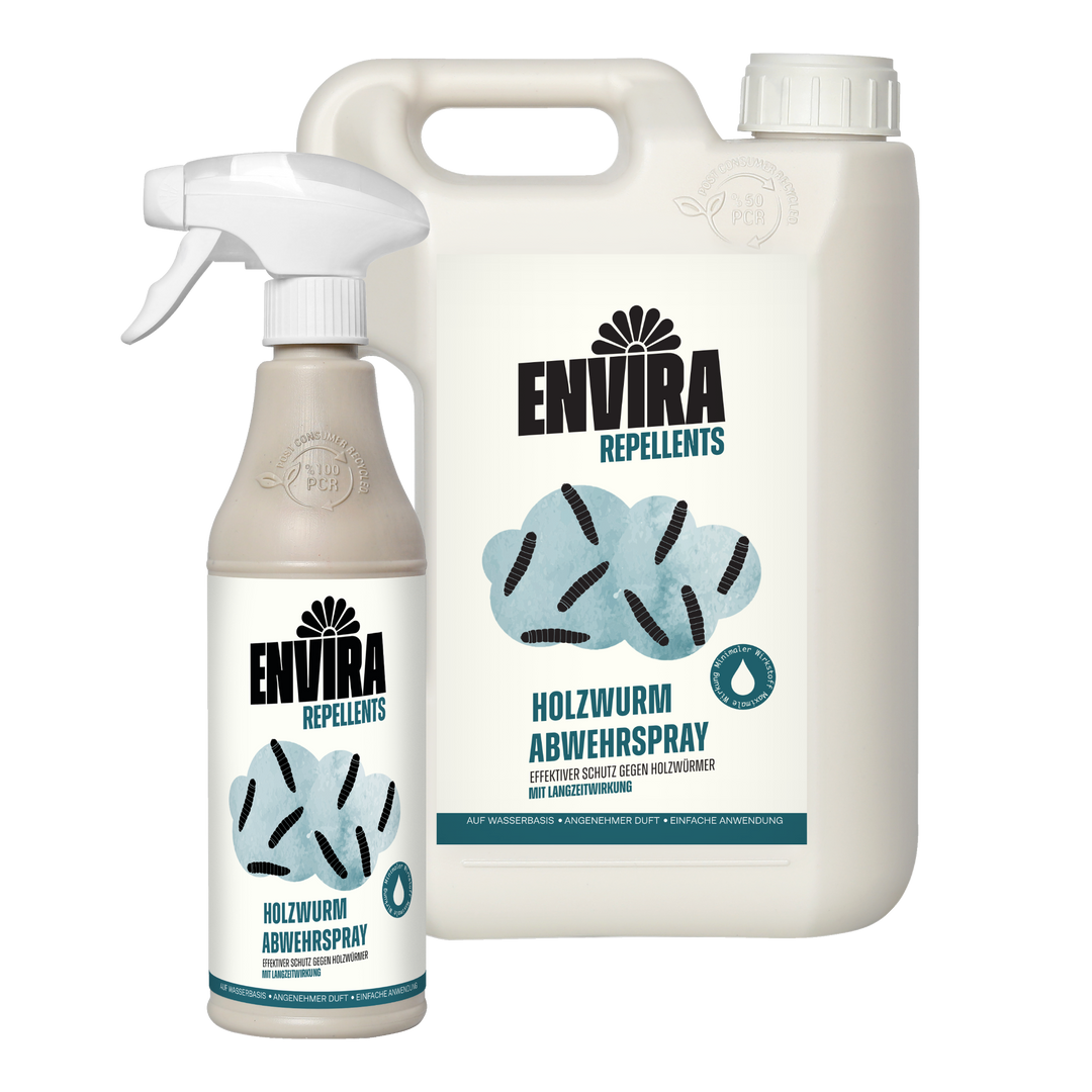 Envira Holzwurmspray 500ml + 2L