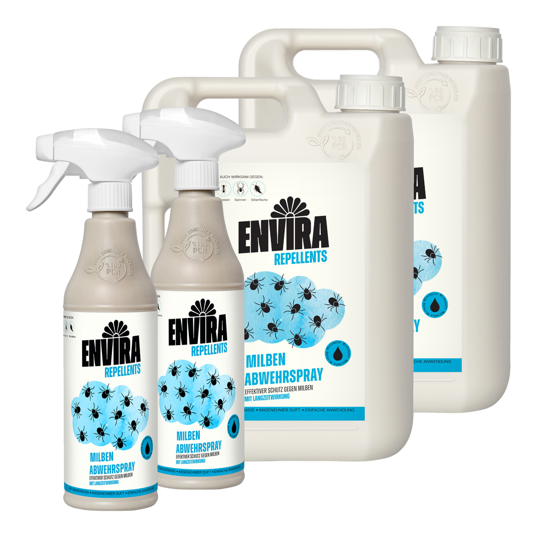 Envira Milbenspray 2 x 500ml + 2 x 2L