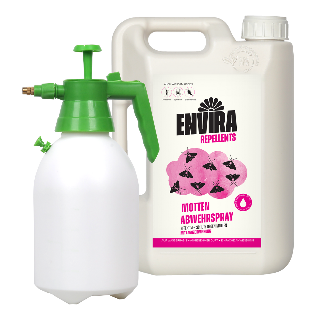 Envira Mottenspray 2L + 2L Drucksprüher