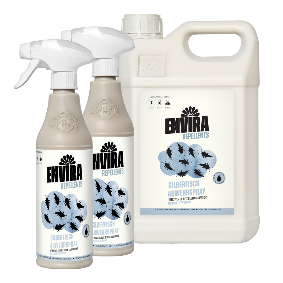 Envira Silberfischspray 2 x 500ml + 5L