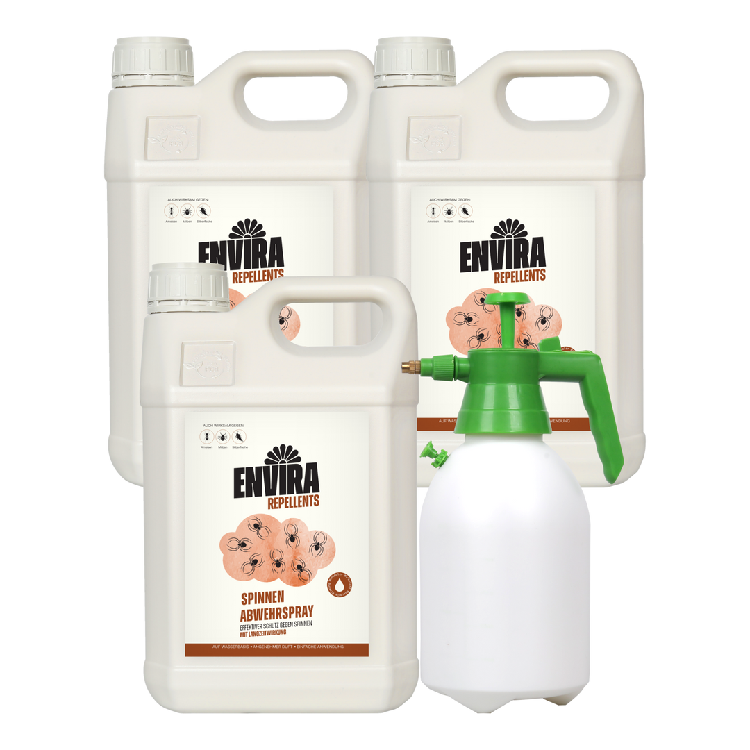 Envira Spinnenspray 3 x 5L + 2L Drucksprüher