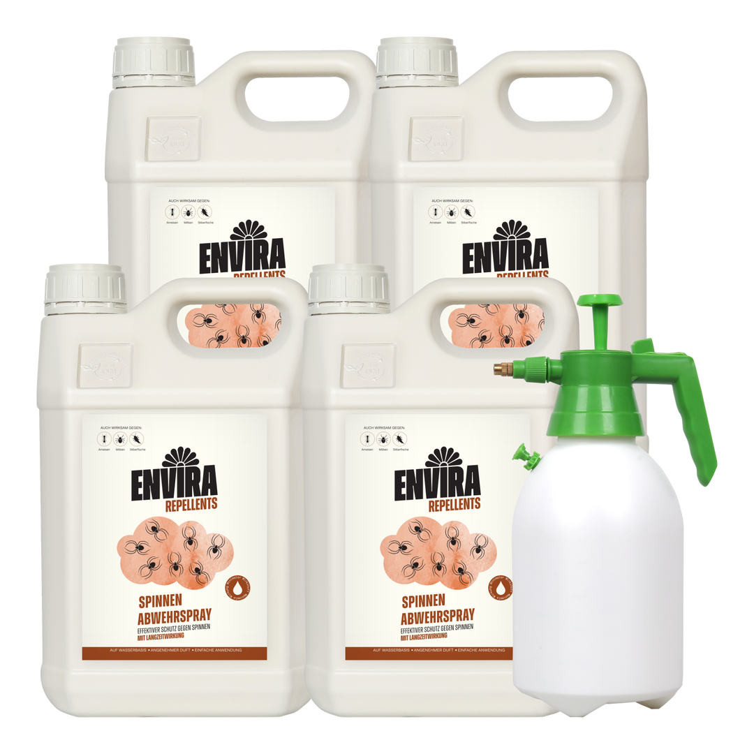 Envira Spinnenspray 4 x 5L + 2L Drucksprüher